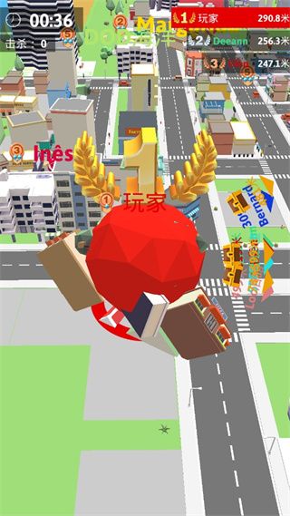 滾球大作戰中文版(吞噬競技類小游戲) v1.4.5 安卓版3