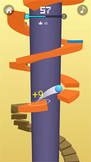 球球跳跳塔官方版(休閑益智類游戲) v1.09 安卓版1
