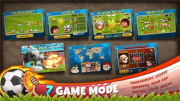 暴力足球(Head Soccer) v6.20中文版0