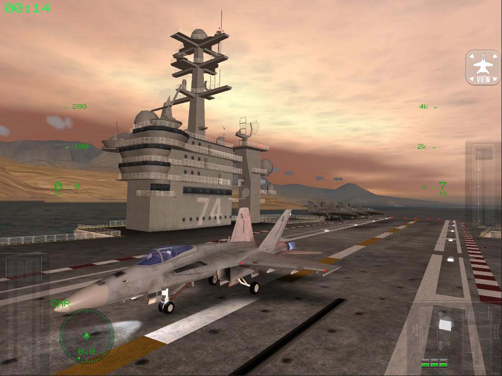 F18艦載機模擬起降0