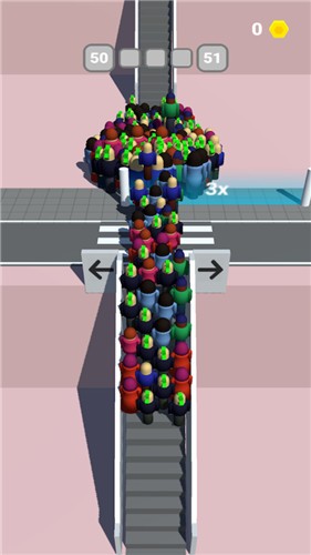 扶梯擠一擠1