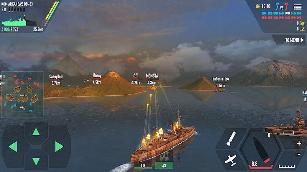 戰斗軍艦破解版解鎖全軍艦0