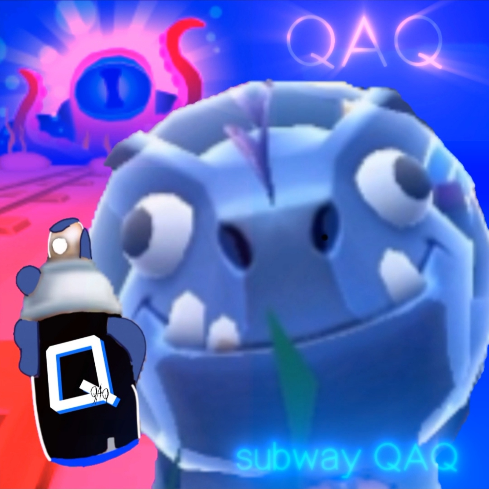 地鐵跑酷鍋鏟qaq戰隊定制版