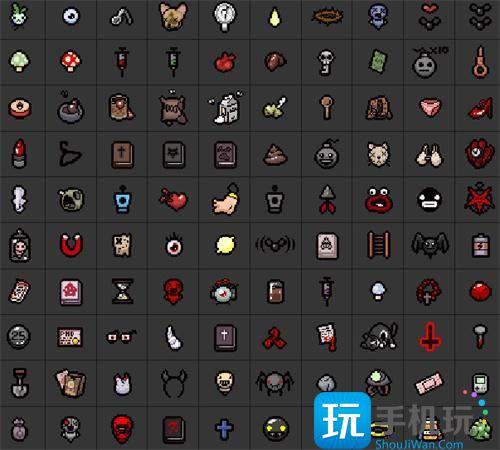 以撒的結合圖鑒全物品