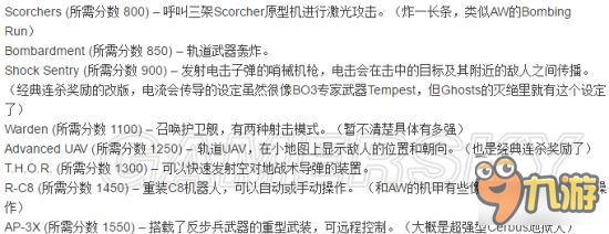<b>使命召喚13</b>職業武器介紹 多人模式職業技能武器地圖詳解
