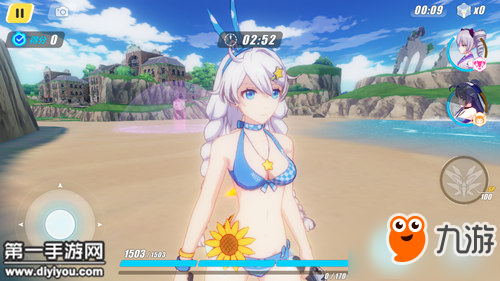 崩壞3泳裝皮膚實戰圖片 死庫水+水手服