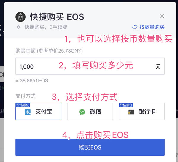 如何用人民幣購(gòu)買EOS柚子幣?