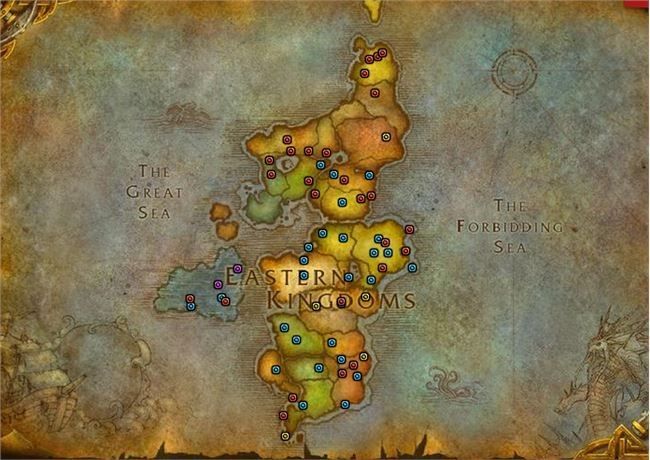 魔獸世界萬圣節糖果位置大全 萬圣節糖果位置分布圖[多圖]圖片1