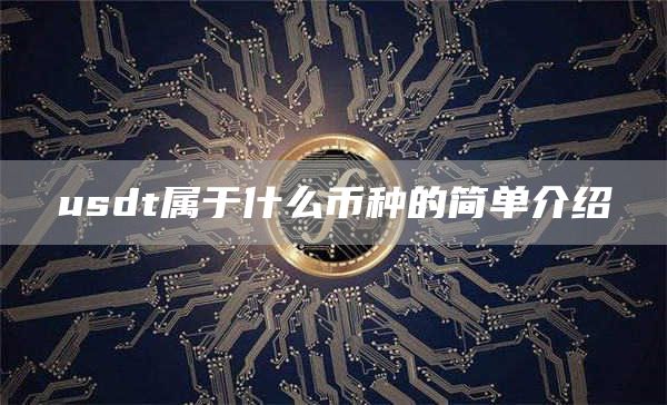 usdt屬于什么幣種的簡(jiǎn)單介紹?