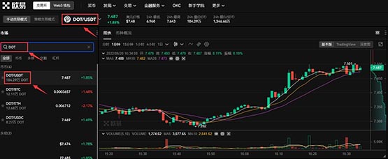 波卡幣怎么買?波卡DOT幣買入和交易教程圖解