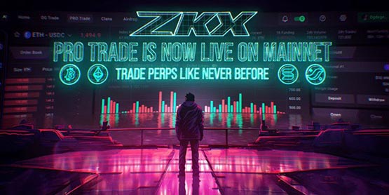 Starknet鏈ZKX推出OG Trade、Pro Trade！同時賺代幣ZKX、STRK