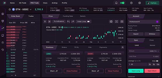 Starknet鏈ZKX推出OG Trade、Pro Trade！同時賺代幣ZKX、STRK