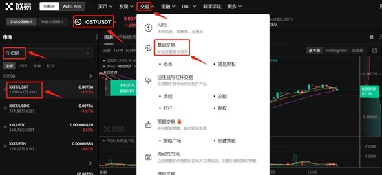 IOST幣怎么買?新手小白買IOST幣交易教程