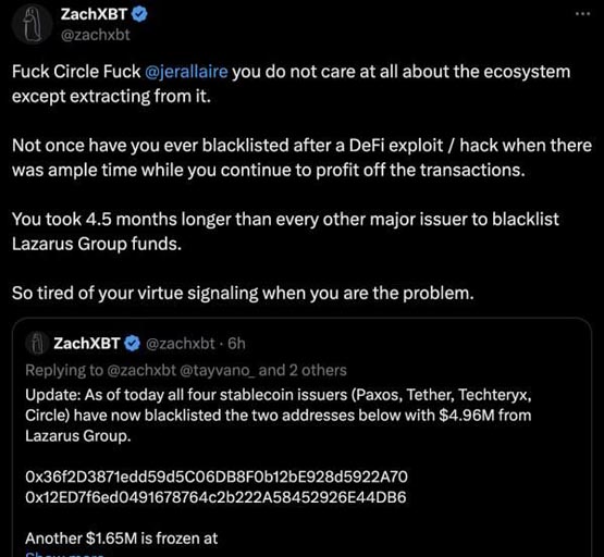 Circle官宣將全球總部遷至紐約市！鏈上偵探ZachXBT：根本不在乎生態
