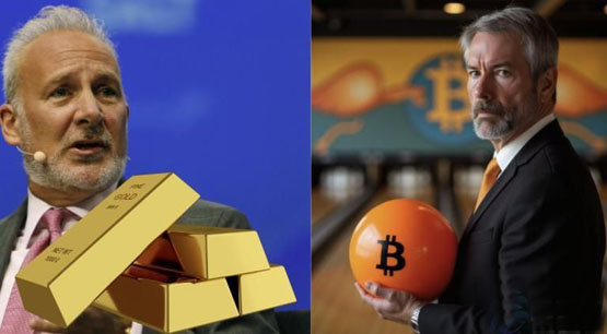 Schiff嘲諷微策略創始人Michael Saylor買幣 黃金人VS比特幣人！Peter