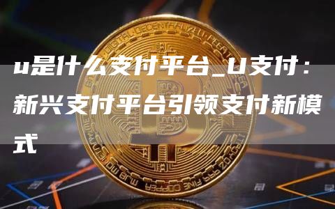 U支付:新興支付平臺(tái)引領(lǐng)支付新模式?u是什么支付平臺(tái)