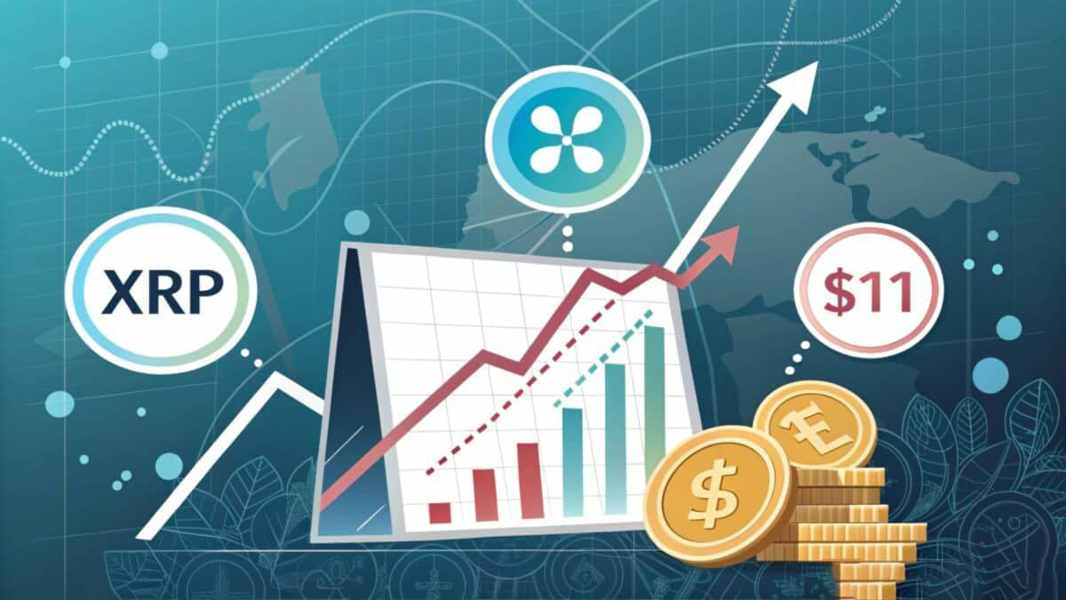 XRP 漲至 11 美元?在每周上漲 12% 后，山寨幣的下一步發展如何?