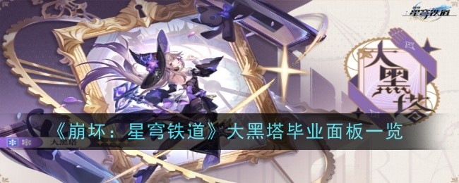 《崩壞：星穹鐵道》大黑塔畢業面板