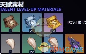 《原神》瓦雷莎天賦突破材料一覽