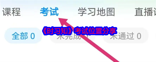 《時習知》考試位置分享