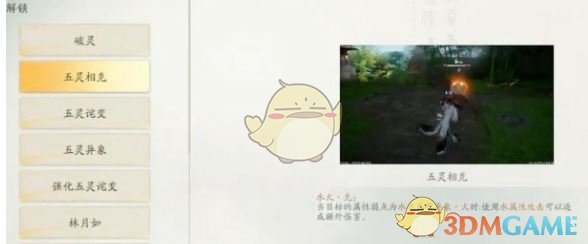 《仙劍世界》屬性克制關(guān)系介紹