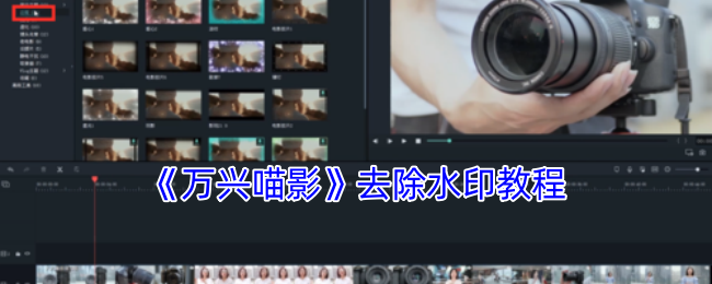 《萬興喵影》去除水印教程