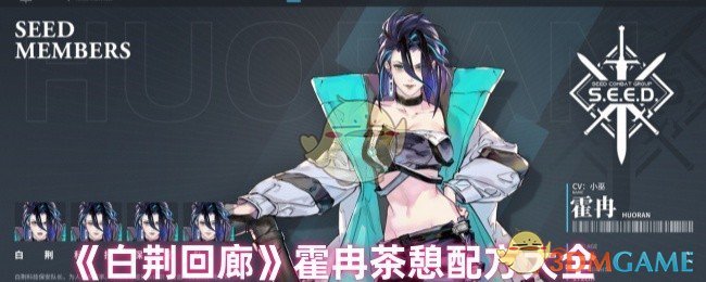 《白荊回廊》霍冉茶憩配方大全