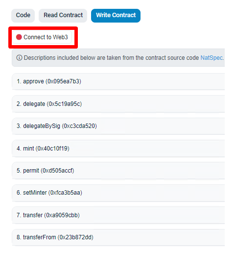 Etherscan 關聯 Web3