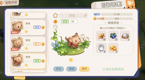 奧比島夢想國度寵物有哪些 最新寵物圖鑒大全