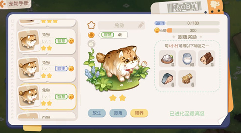 奧比島夢想國度寵物有哪些 最新寵物圖鑒大全
