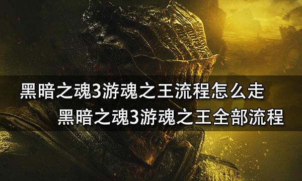 黑暗之魂3游魂之王流程怎么走 黑暗之魂3游魂之王全部流程