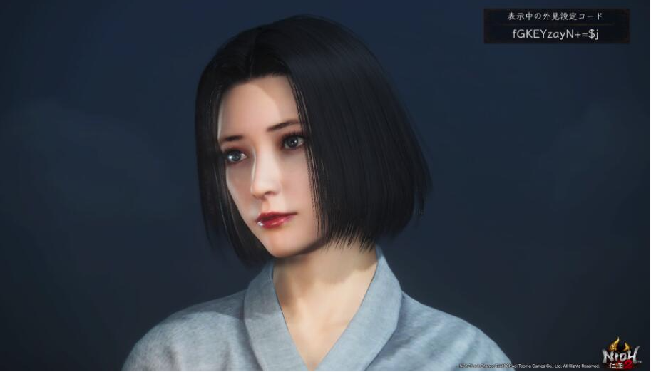 仁王2女性角色捏臉數(shù)據(jù) 女性捏臉代碼介分享