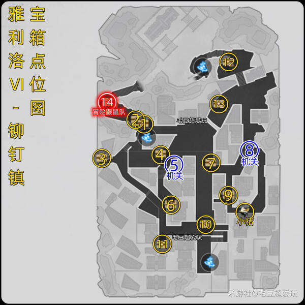 崩壞星穹鐵道雅利洛Ⅵ鉚釘鎮寶箱收集 雅利洛Ⅵ鉚釘鎮寶箱位置匯總
