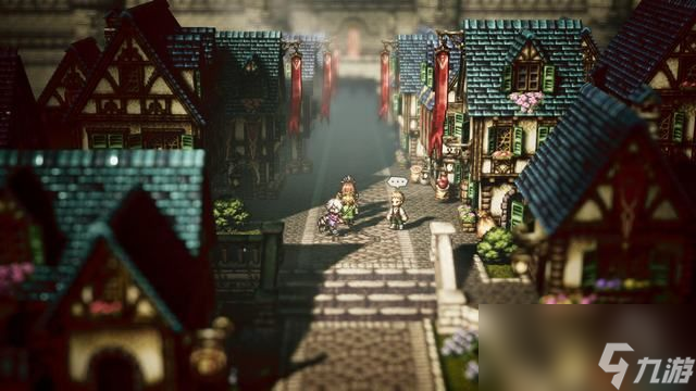 <b>歧路旅人/八方旅人</b>全中文標注地圖指引 全寶箱紫色寶箱位置