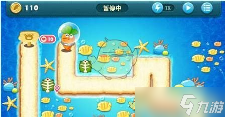 保衛蘿卜1深海主題第1關金蘿卜攻略