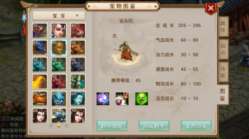 問道金頭陀天書選擇