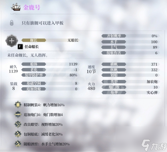 風(fēng)帆紀(jì)元前期用什么船只好 前期船只推薦