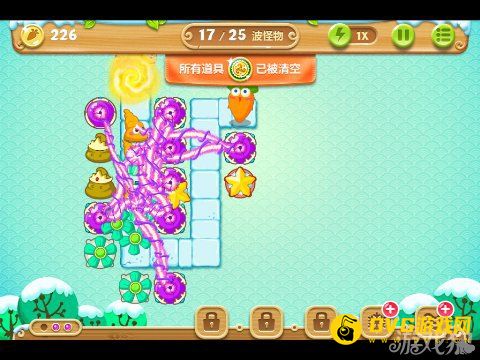 保衛(wèi)蘿卜2 12關(guān)水晶金蘿卜圖文攻略6