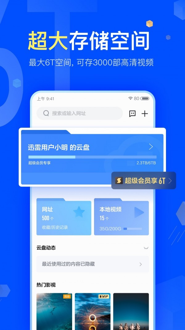 迅雷(網(wǎng)盤(pán)) v8.06.0.9125 安卓版1