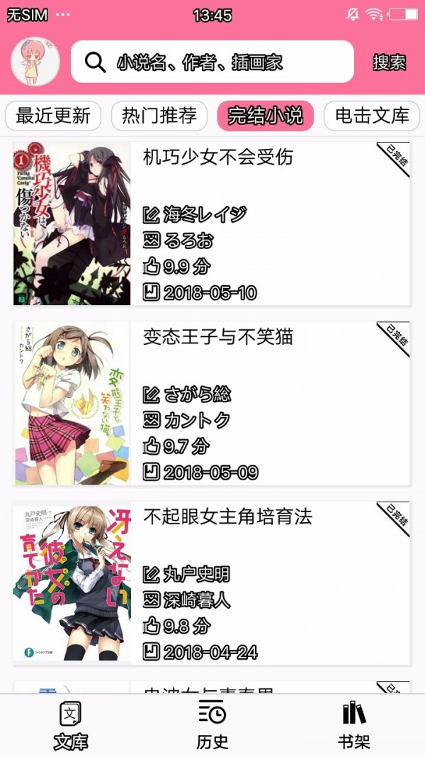 迷糊輕小說1