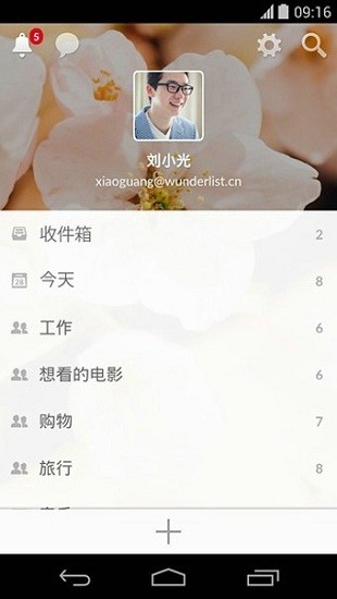 wunderlist中文版(奇妙清單)1