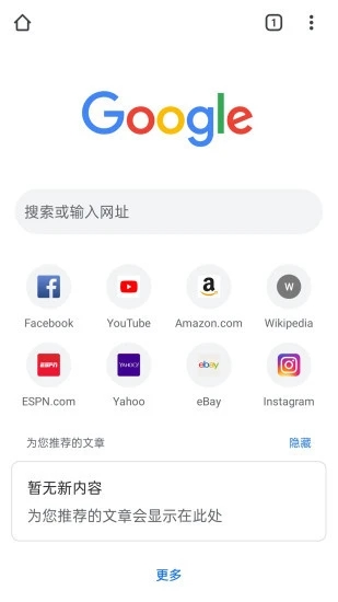 谷歌瀏覽器(GoogleChrome) 手機版v78.01