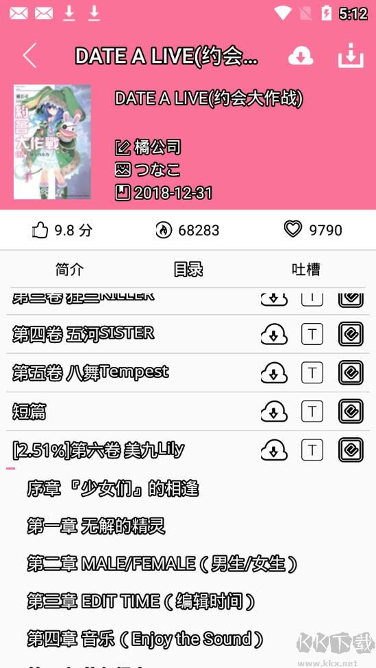 迷糊輕小說APP 最新版v3.3.22