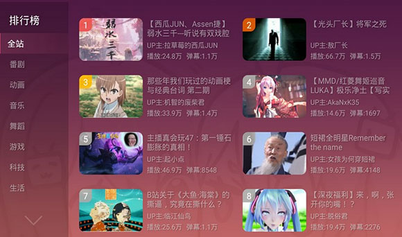 嗶哩嗶哩電視客戶端(云視聽) 安卓版v1.5.01