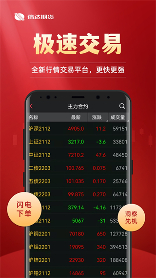 信達期貨極速交易APP 安卓版V1.8.32