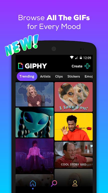 GIPHY(免費GIF貼紙庫軟件) v4.9.5 安卓版2