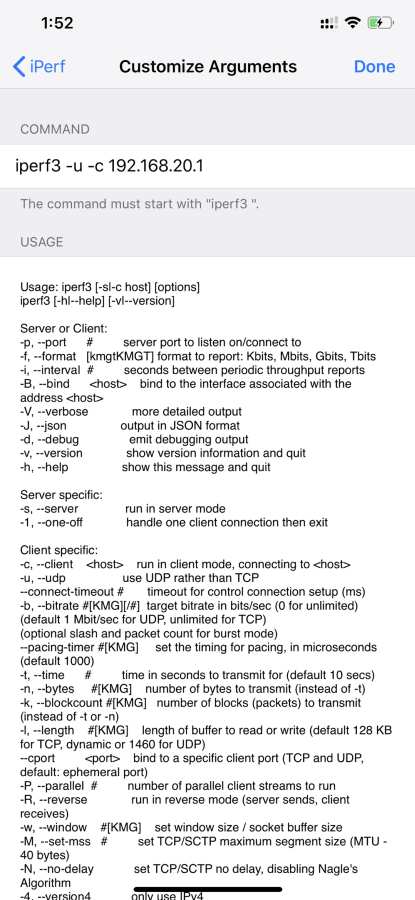 iPerf - Speed Test Tool2