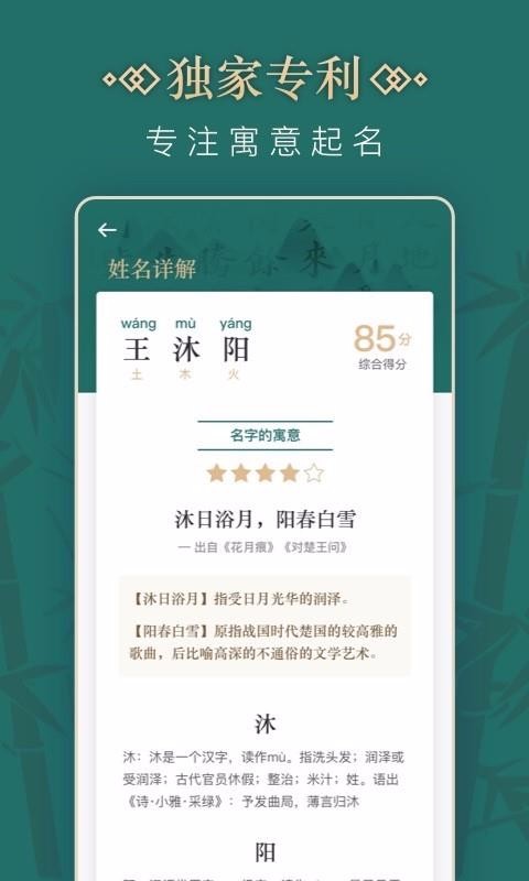 熊貓起名寶寶取名軟件3